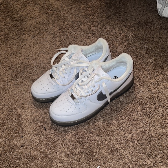 Nike Air Force 1 white gray platinum - Picture 2 of 5